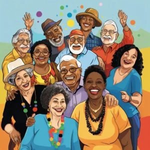 Seniors celebrating life.
