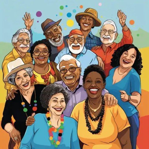 Seniors celebrating life.