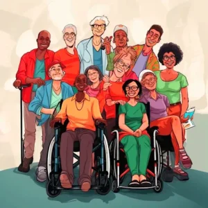 Seniors enjoying National Day of Acceptance