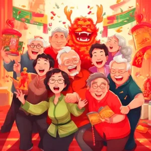 Seniors on Chinese New Year