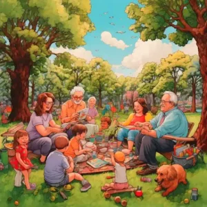 Seniors on Family Day
