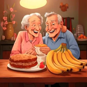 Seniors and banana bread