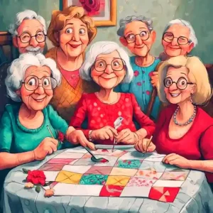 Senior quilters