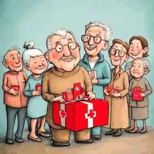 Seniors on American Red Cross Giving Day