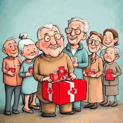 Seniors on American Red Cross Giving Day