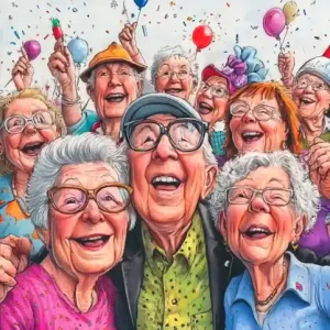 Seniors on wellderly day